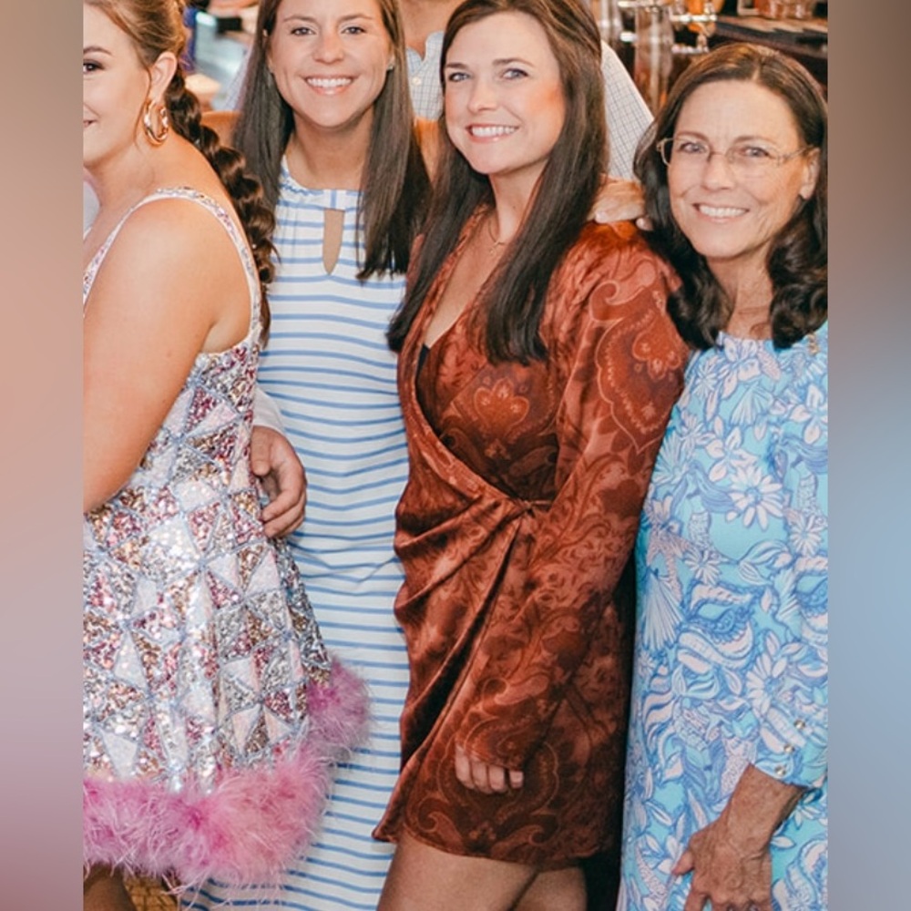 Gianni Bini Paisley Wrap Dress